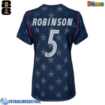 Fotballdrakt Dame Forente stater Antonee Robinson #5 Bortedrakt VM 2026 Kortermet